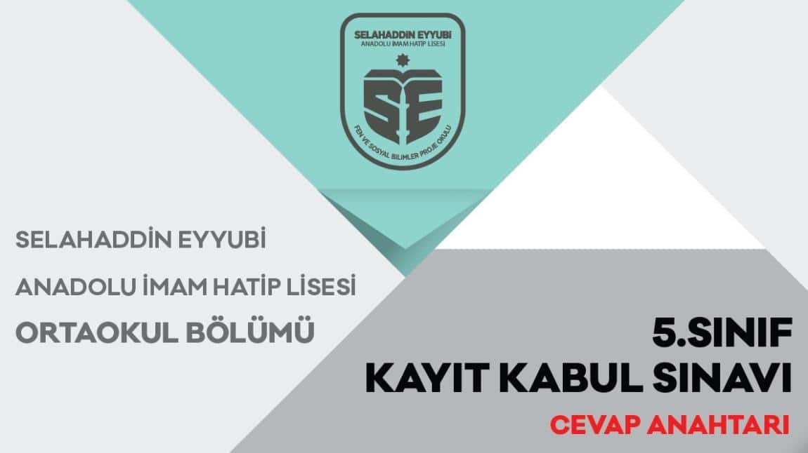 KAYIT KABUL SINAVI CEVAP ANAHTARI